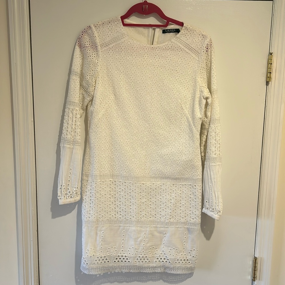 RL white dress